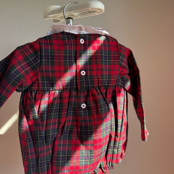 Edgehill Collection x Darby Fallon Clark Gunner Plaid Peter Pan Collar Bubble - Picture 8 of 8